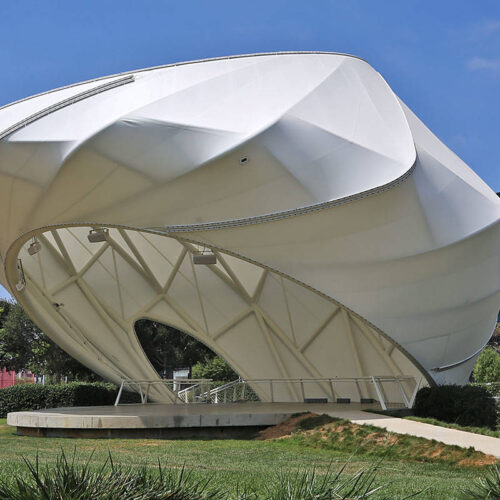 Stage theater membrane structure acid and alkali resistant engineering contracting design and construction manufacturer