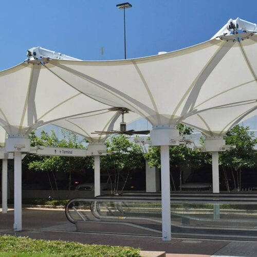 Covered walkway
