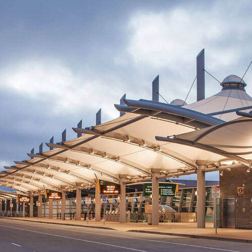 San Diego International Airport Terminal 2 Smart Curb Pavilion
