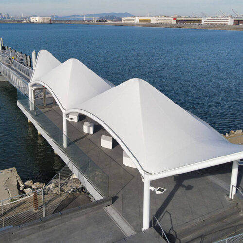 What are the performance characteristics of membrane structure carports
