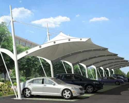 Membrane structure carport