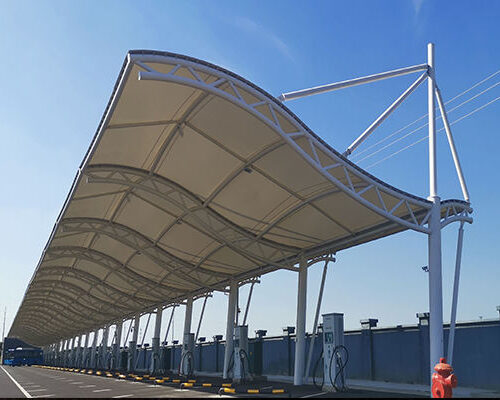 Charging station carport