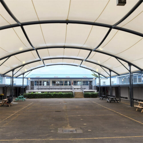 Membrane structure tent sports field tension membrane leisure corridor