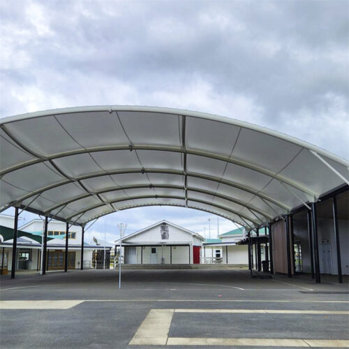 Membrane structure tent sports field leisure corridor connecting corridor
